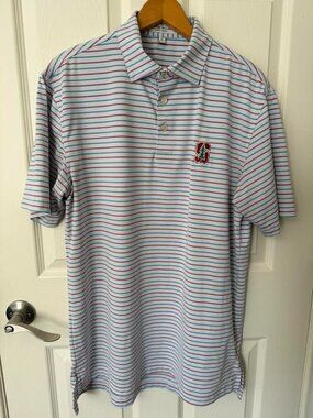 Peter Millar Summer Comfort Polo Medium Stanford Logo